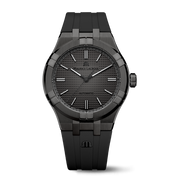Maurice Lacroix Aikon Automatic Gunmetal Dial Black Rubber Strap Watch For Men - AI6008-PVB00-330-2