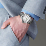 Tag Heuer Aquaracer Calibre 5 Jam Tangan Tali Baja Perak Dial Putih Otomatis untuk Pria - WAY2013.BA0927