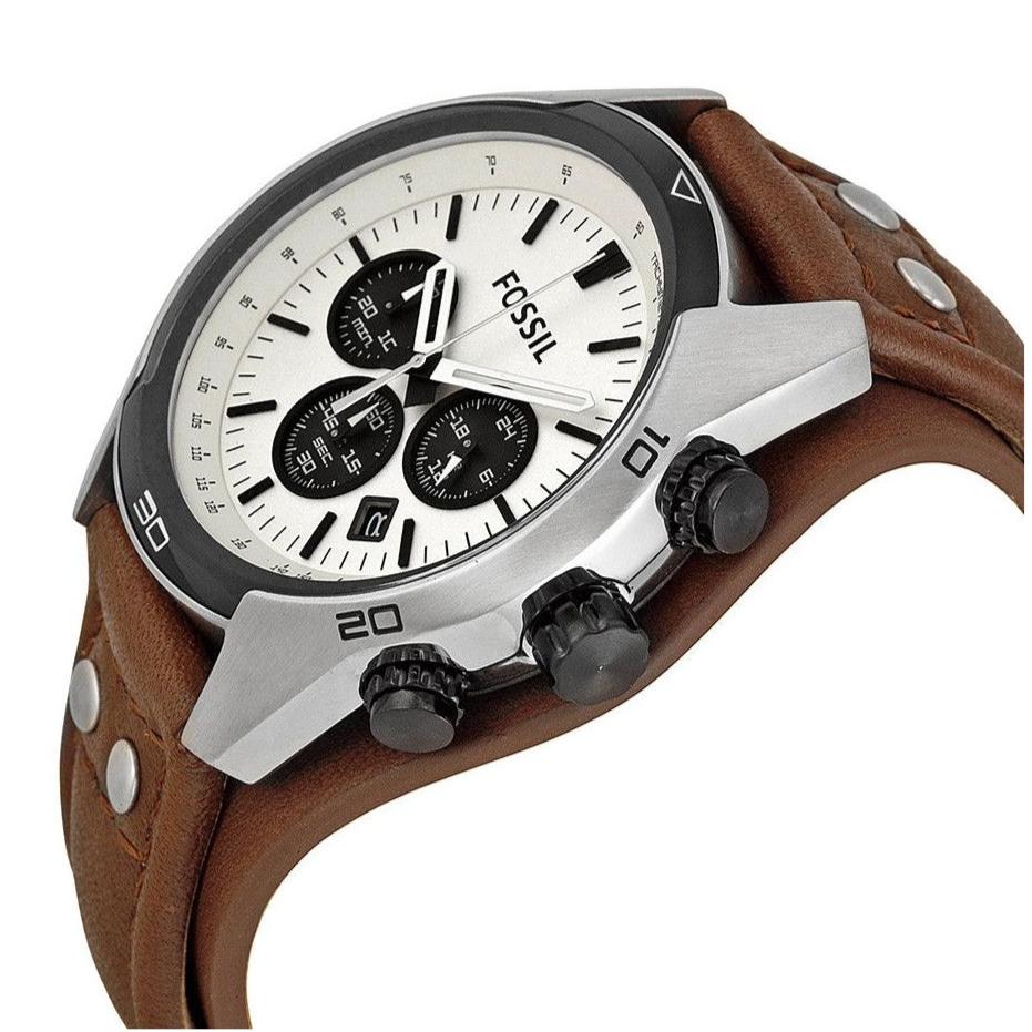 Fossil Coachman Fossil Uhr Mit Lederarmband Fossil Chronograph