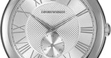 Emporio Armani Classic Quartz Silver Dial Silver Steel Strap Watch For Men - AR1788