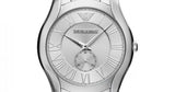 Emporio Armani Dress Quartz Silver Dial Silver Steel Strap Watch For Men - AR11084