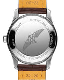 Breitling Navitimer Automatic 41 Grey Dial Brown Leather Strap Watch for Men - U17326121M1P1