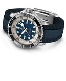 Breitling Superocean Automatic 44 Blue Dial Blue Rubber Strap Watch for Men - A17376211C1S1