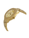 Fossil Stella Multifunction Gold Dial Gold Steel Strap Watch for Women - ES3589