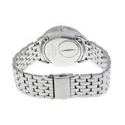 Fossil Tailor Mother of Pearl Black Dial Silver Steel Strap Watch for Women - ES3911