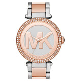 Michael Kors Parker Gold Dial Two Tone Steel Strap Watch for Women - MK6314