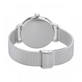 Calvin Klein Even White Dial Silver Mesh Bracelet Watch for Women - K7B23126