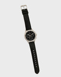 Tommy Hilfiger Ari Diamonds Black Dial Black Leather Strap Watch for Women - 1781981