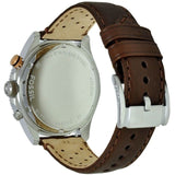 Fossil Wakefield Black Dial Brown Leather Strap Watch for Men - CH2944