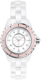 Chanel J12 Quartz Diamonds Ceramic White Dial White Steel Strap Watch for Women - J12 H4466