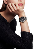 Chanel J12 Diamonds Ceramic Black Dial Black Steel Strap Watch for Women - J12 H2571