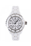 Chanel J12 Ceramic White Dial White Steel Strap Watch for Women - J12 H0968