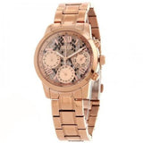 Guess Mini Sunrise Quartz Rose Gold Dial Rose Gold Steel Strap Watch For Women - W0448L9