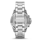 Michael Kors Everest Chronograph Black Dial Silver Steel Strap Watch For Women - MK5753