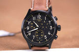 Tissot Chrono XL Quartz Black Dial Brown Leather Strap Watch For Men - T116.617.36.052.03