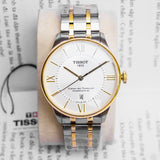 Tissot Chemin des Tourelles Automatic Silver Dial Two Tone Steel Strap Watch for Men - T099.407.22.038.02