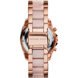 Michael Kors Blair Chronograph Rose Gold Dial Two Tone Steel Strap Watch for Women - MK5943