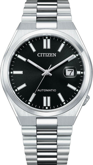 Citizen Tsuyosa Automatic Black Dial Silver Steel Strap Watch For Men - NJ0150-81E