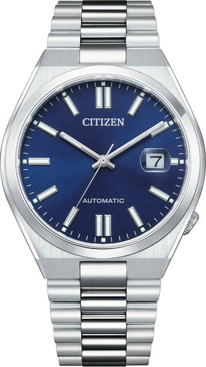 Citizen Tsuyosa Automatic Blue Dial Silver Steel Strap Watch For Men - NJ0150-81L