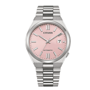 Citizen x Pantone Automatic Dreamy Pink Dial Silver Steel Strap Watch For Men - NJ0158-89X