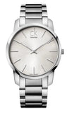 Calvin Klein City Silver Dial Silver Steel Strap Watch for Men - K2G21126