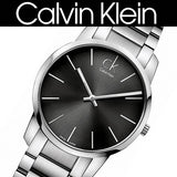 Calvin Klein City Black Dial Silver Steel Strap Watch for Men - K2G21161