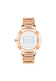 Coach Perry White Dial Rose Gold Steel Strap Watch for Women - 14503708