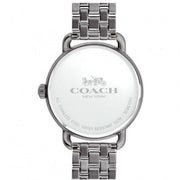 Coach Delancey Black Dial Black Steel Strap Watch For Women - 14502812