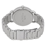 Coach Delancey White Dial Silver Steel Strap Watch for Women - 14502495