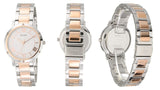 Guess Park Ave Silver Dial Two Tone Steel Strap Watch for Women - W0636L1