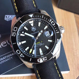 Tag Heuer Aquaracer Black Dial Watch for Men - WAY211A.FC6362