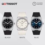 Tissot PRX Quartz Black Dial Black Leather Strap Watch For Men - T137.410.17.051.00