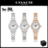 Coach Madison Silver Dial Two Tone Steel Strap Watch for Women - 14502404