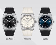Tissot PRX 40 White Dial White Rubber Strap Watch For Men -  T137.410.17.011.00