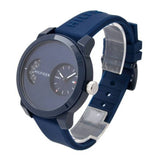 Tommy Hilfiger Denim Blue Dial Blue Rubber Strap Watch for Men - 1791556