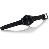 Tommy Hilfiger Denim Black Dial Black Rubber Strap Watch for Men - 1791555