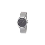 Calvin Klein Minimal Grey Dial Silver Mesh Bracelet Watch for Men - K3M52154