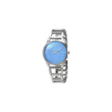 Calvin Klein Stately Blue Mother of Pearl Dial Silver Steel Strap Watch for Women - K3G2312N