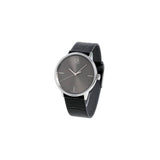 Calvin Klein Grey Dial Black Leather Strap Watch for Women - K2Y2Y1CU