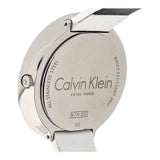 Calvin Klein Chic White Dial White Leather Strap Watch for Women - K7N23TK2