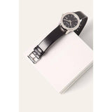 Calvin Klein Steady Black Dial Black Leather Strap Watch for Women - K7Q211C1