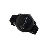 Tommy Hilfiger Denim Black Dial Black Rubber Strap Watch for Men - 1791555