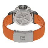 Tissot T Race Chronograph Black Dial Orange Rubber Strap Watch for Women - T048.217.27.057.00