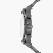 Fossil Bronson Chronograph Blue Dial Grey Steel Strap Watch for Men - FS5711