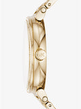 Michael Kors Sofie Quartz Gold Dial Gold Steel Strap Watch For Women - MK3881