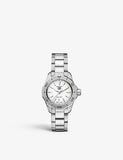 Tag Heuer Aquaracer Professional 200 Quartz White Dial Silver Steel Strap Watch for Women - WBP1411.BA0622