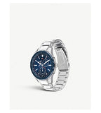 Tommy Hilfiger Austin Blue Dial Silver Steel Strap Watch for Men - 1791640