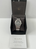 Bulova Classic Collection Multifunction Grey Dial Silver Steel Strap Watch for Men - 96C148