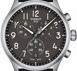 Tissot Chrono XL Vintage Quartz Black Dial Black Leather Strap Watch For Men - T116.617.16.062.00