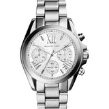 Michael Kors Bradshaw Silver Dial Silver Steel Strap Watch for Men - MK5535